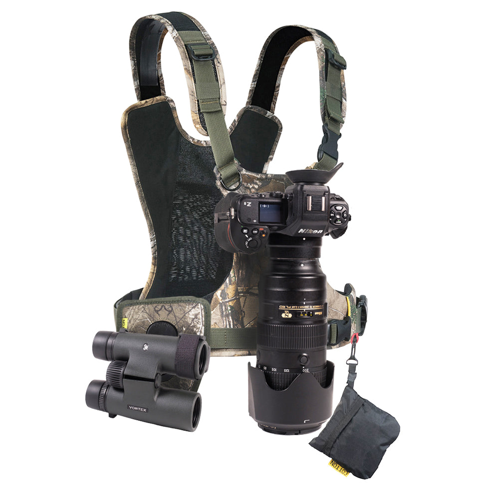 CCS G3 CAMO Binocular & Camera Harness