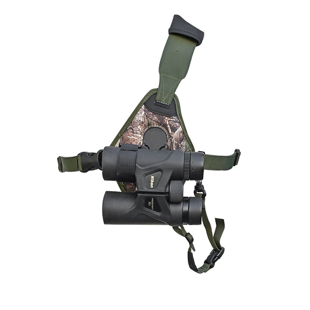 Camo Skout G2 - For Binoculars - Sling Style Harness - Cotton Camera Carrying Systems