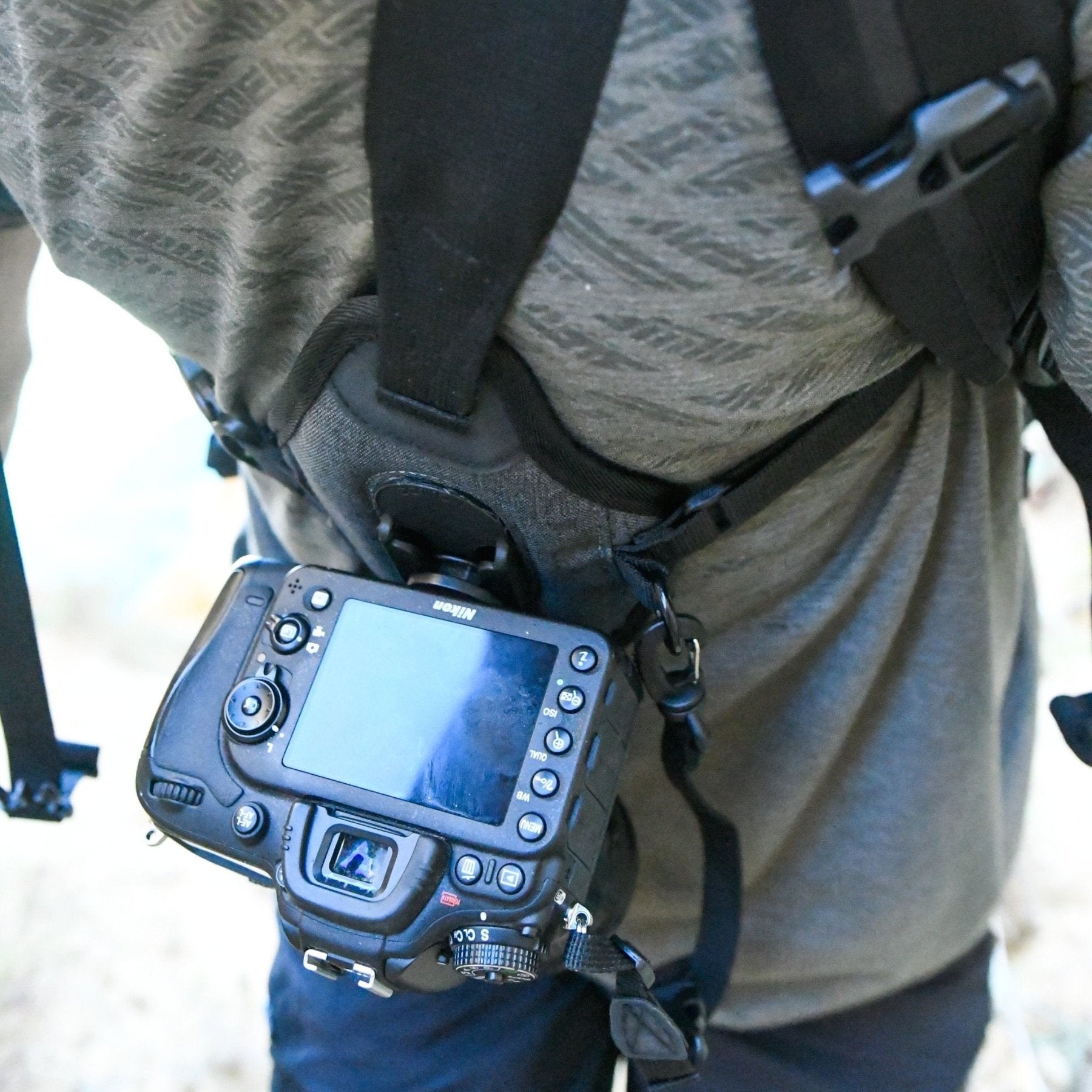 Grey Skout G2 - For Camera - Sling Style Harness - Cotton Camera Carrying Systems