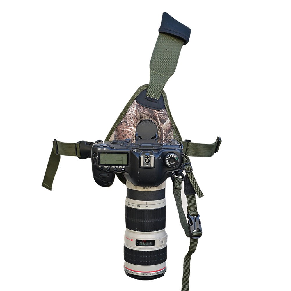 Camo Skout G2 - For Camera - Sling Style Harness - Cotton Camera Carrying Systems