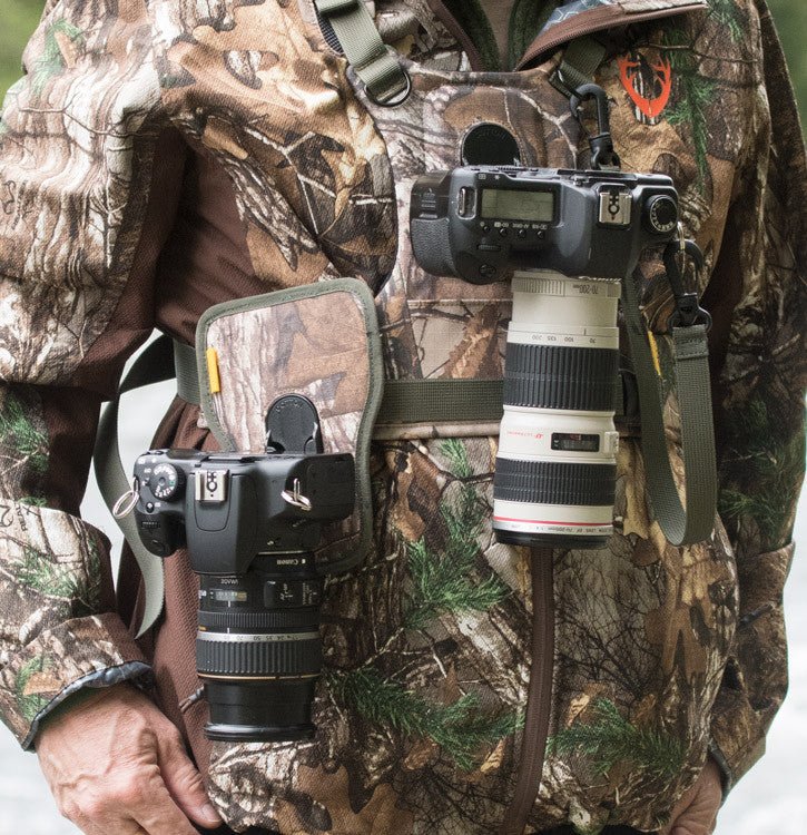 CCS G3 Camo Harness For 2 Cameras Cotton Camera Carrying Systems