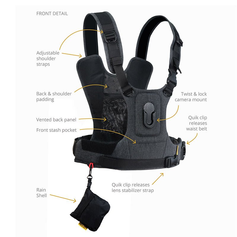 CCS G3 Grey Harness-1 - Cotton Camera Carrying Systems