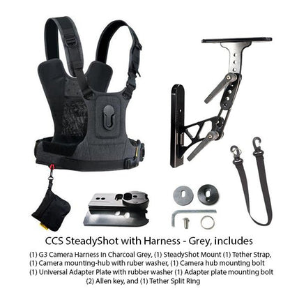 CCS SteadyShot with G3 Harness Camera Carrying System - Cotton Camera Carrying Systems